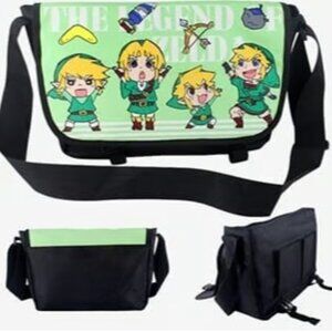 Link Zelda Anime Messenger Shoulder Bag Laptop Crossbody